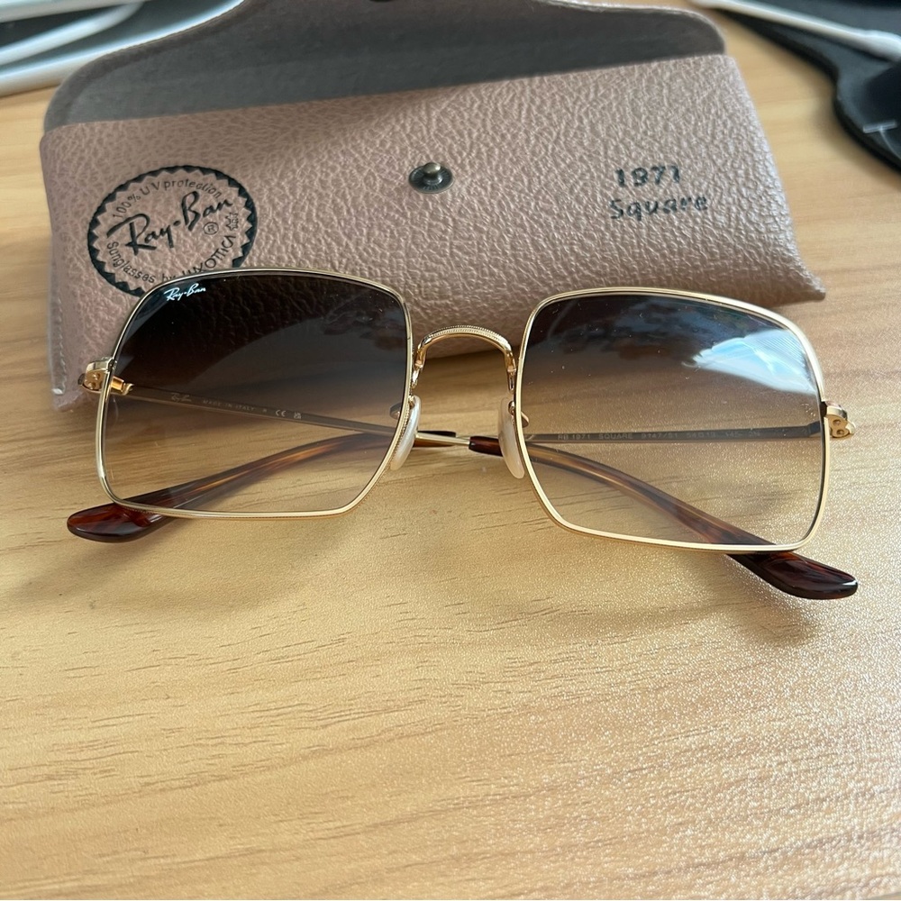NWOT RAY-BAN Square 1971 Classic Sunglasses